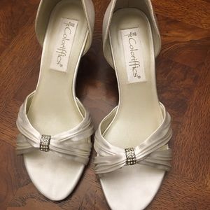 Coloriffics dyeable white wedding shoe, sandals 5M